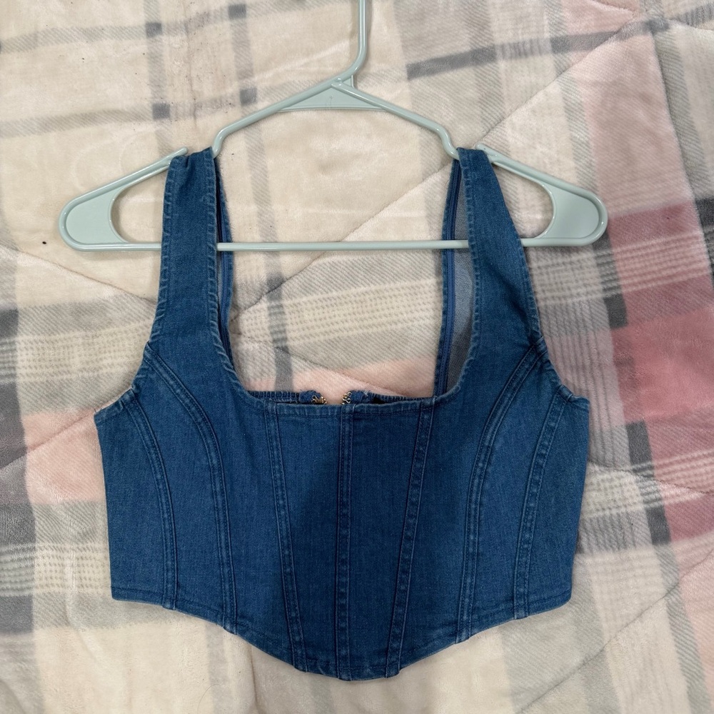 Denim Blue Women's Top